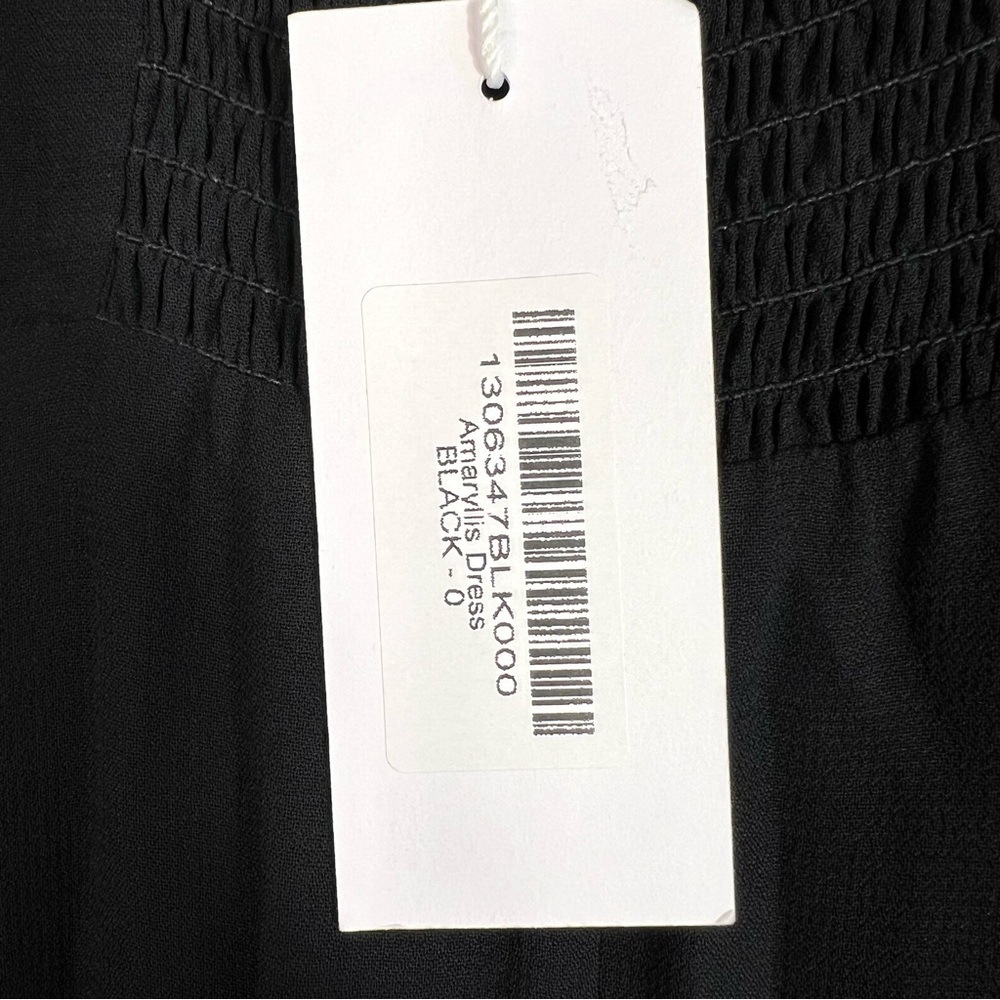 NWT Reformation Amaryllis Maxi Dress Black Size 0 - Picture 8 of 13